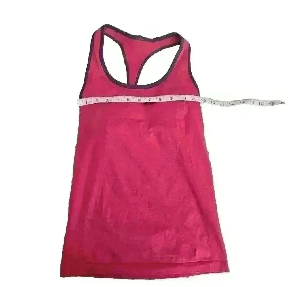 Lululemon Womens Pink Ebb & Flow Racerback Tank S - Picture 11 of 12